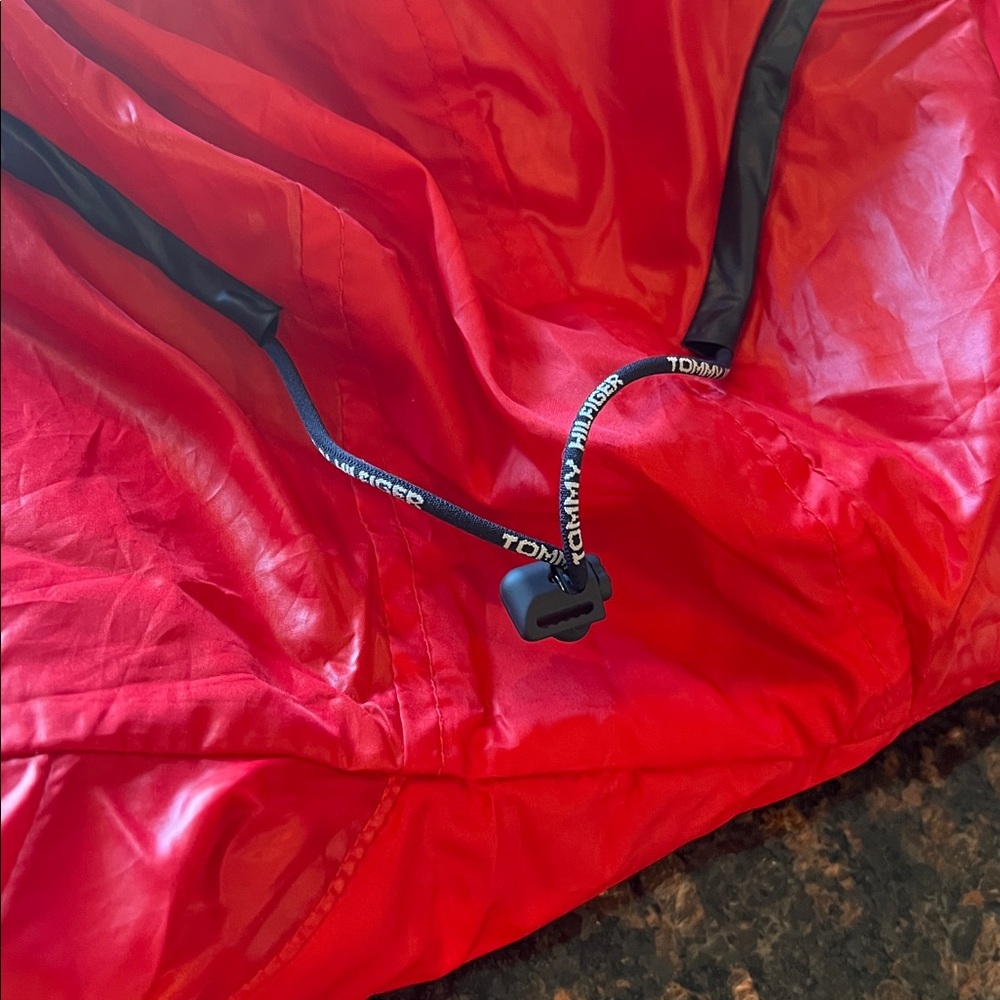 Tommy Hilfiger Red and Blue Raincoat windbreaker - size Large - Picture 5 of 5